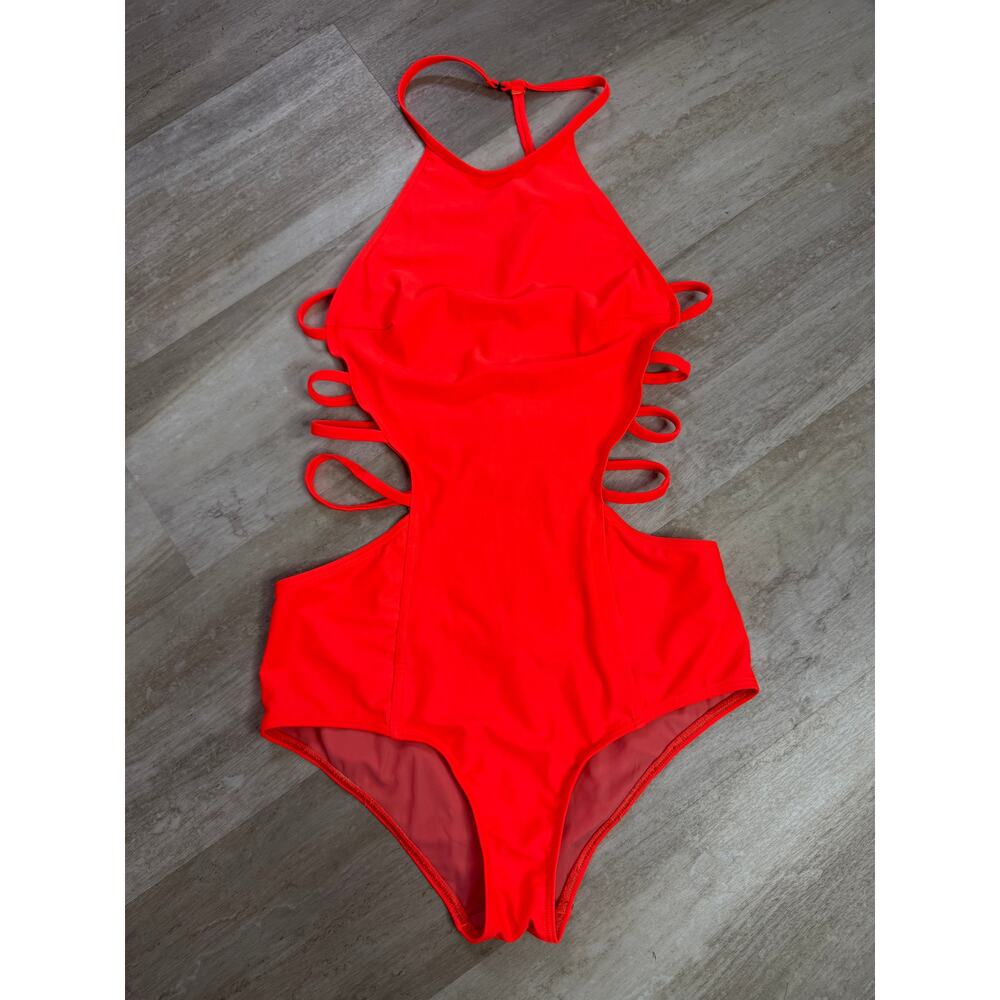 Chromat Amelia One Piece Strappy Cut Out Swimsuit Size Small